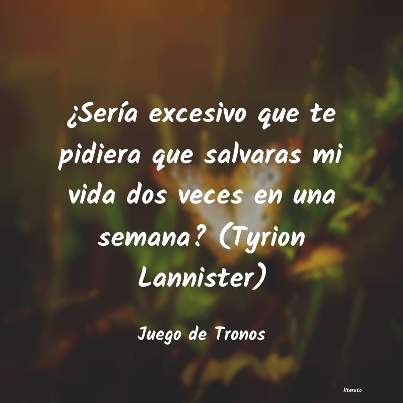 frases de Juego de Tronos