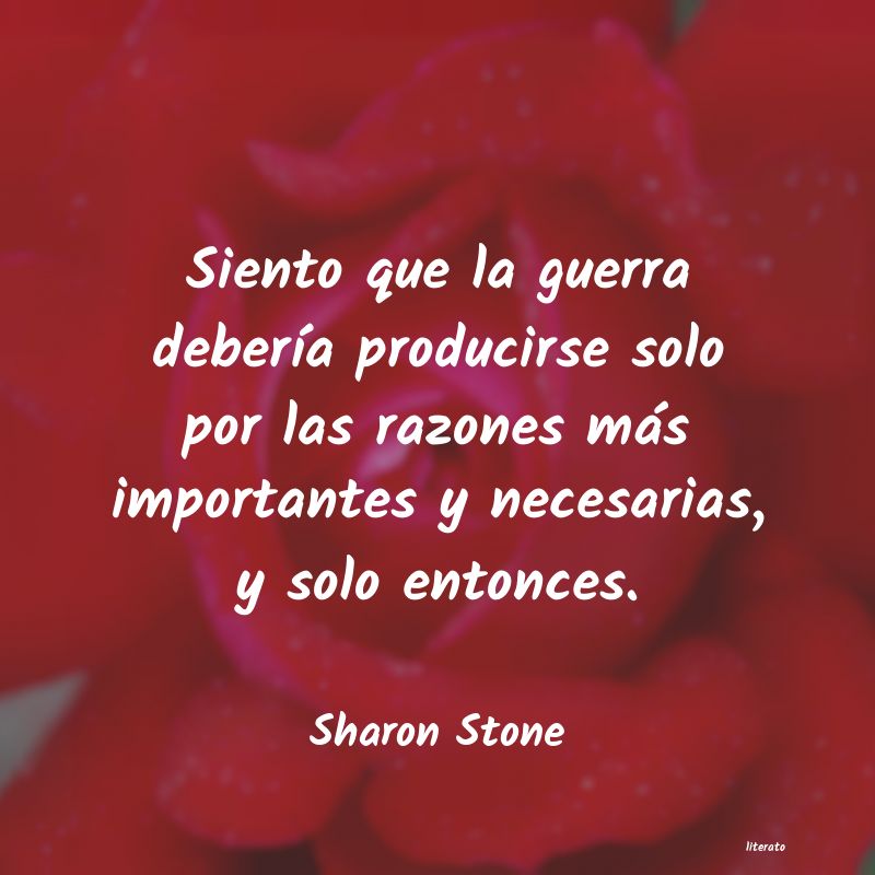 frases de Sharon Stone
