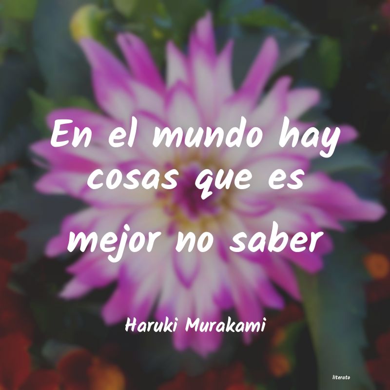 frases de Haruki Murakami