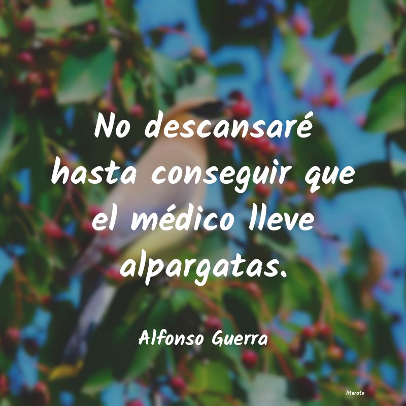 frases de Alfonso Guerra