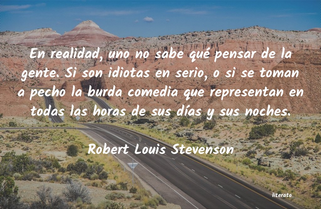 Frases de Robert Louis Stevenson