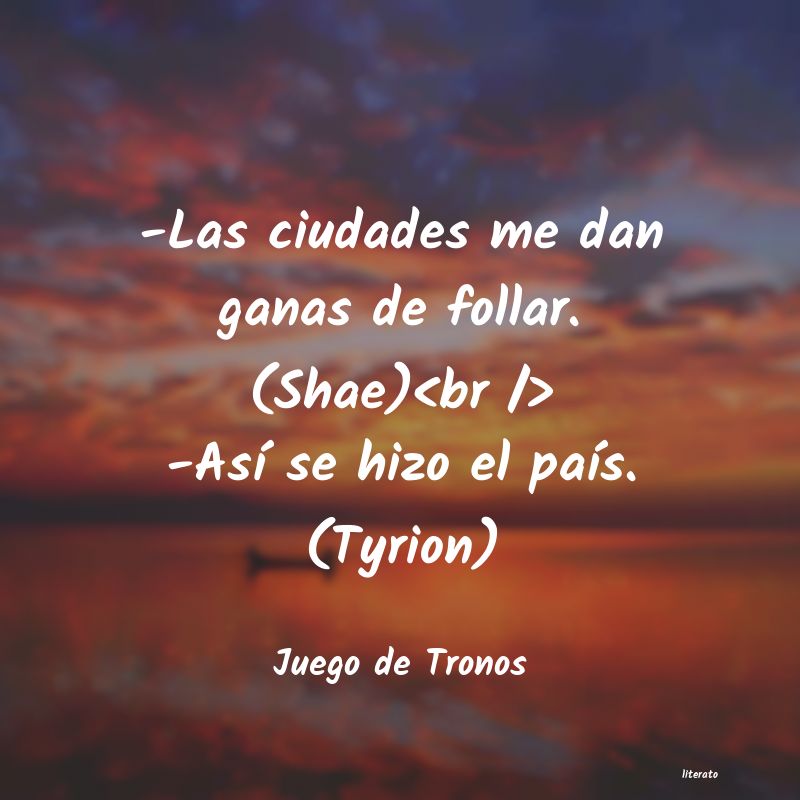 Frases de Juego de Tronos