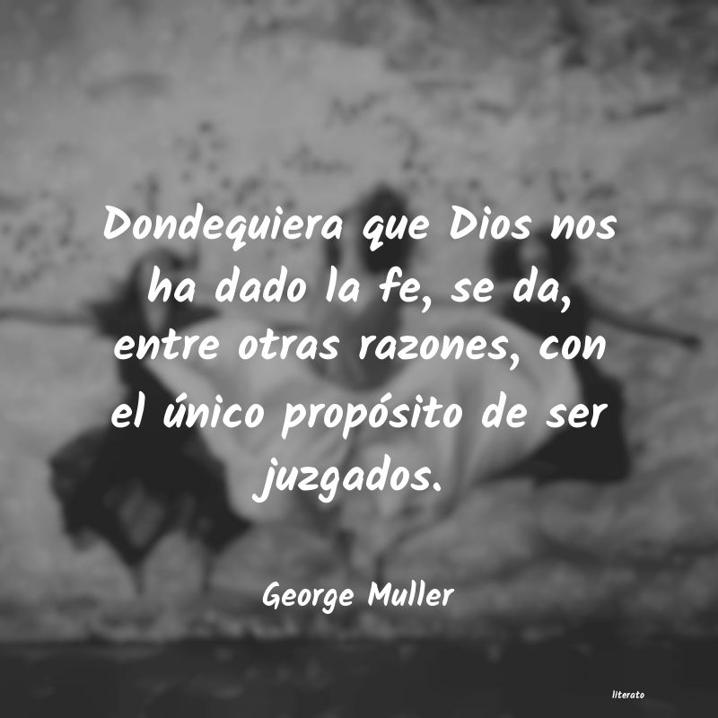 Frases de George Muller