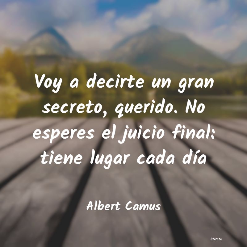 frases de Albert Camus