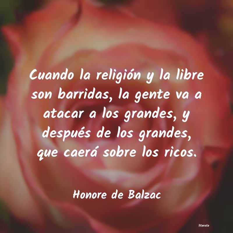 frases de Honore de Balzac