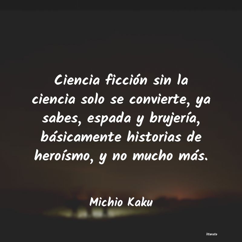 frases de Michio Kaku