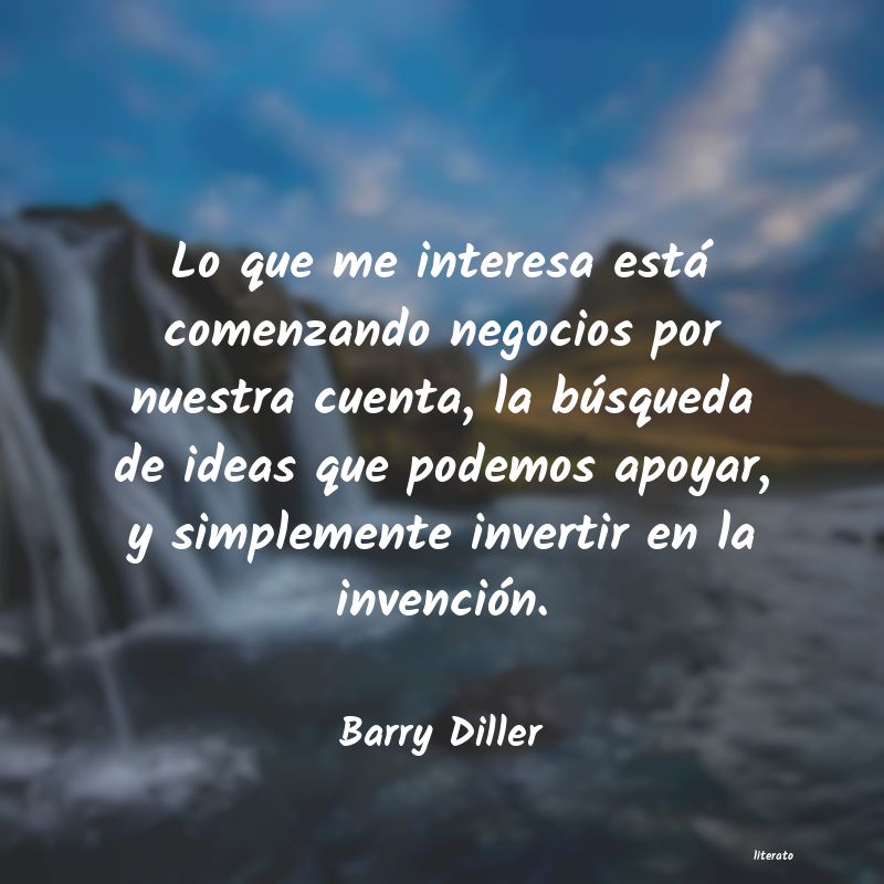 frases de Barry Diller