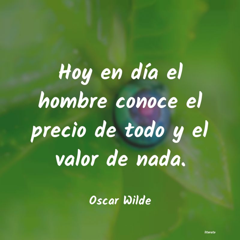 Frases de Oscar Wilde