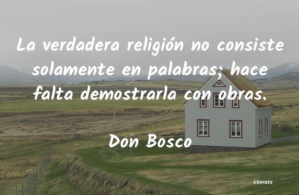 Frases de Don Bosco