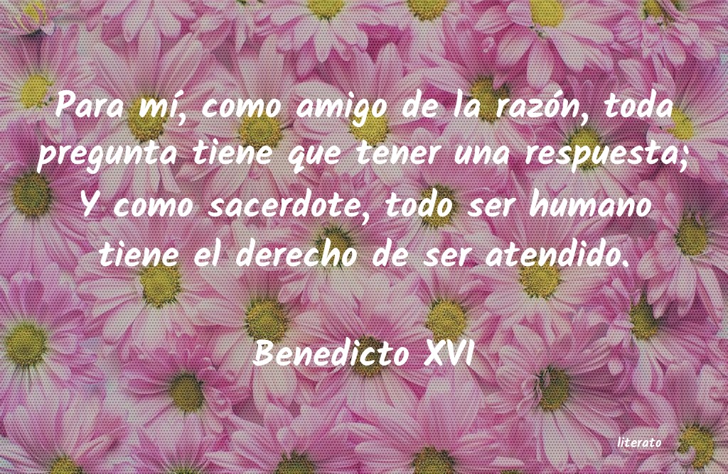 Frases de Benedicto XVI