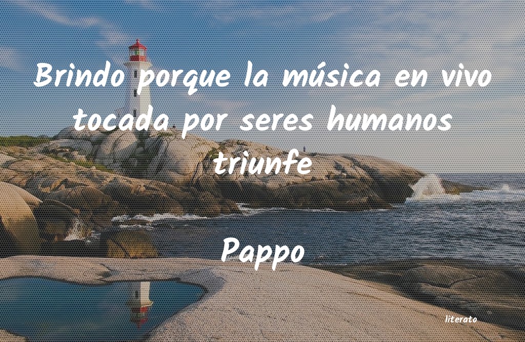 frases de Pappo