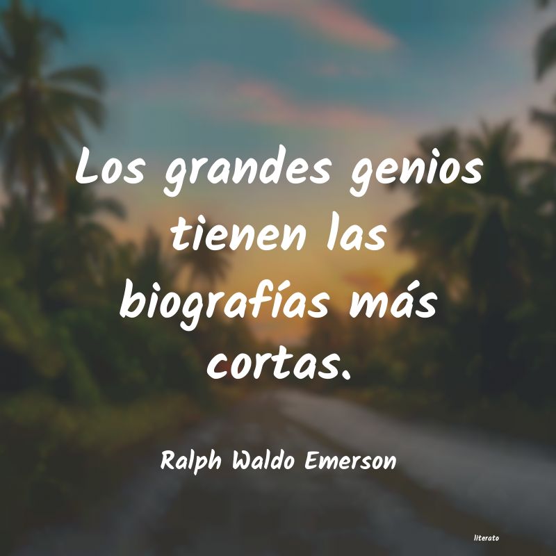 Frases de Ralph Waldo Emerson