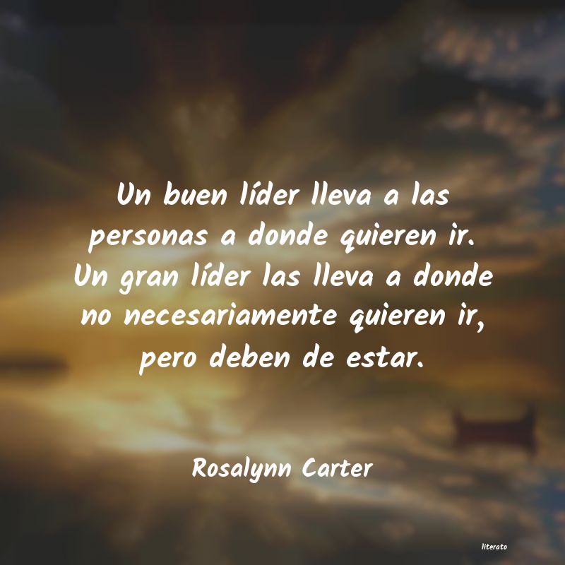 frases de Rosalynn Carter