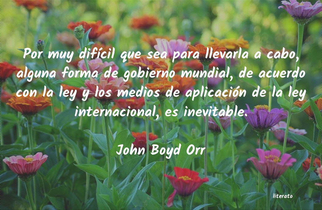 frases de John Boyd Orr