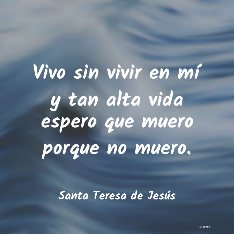 frases de Santa Teresa de Jesús