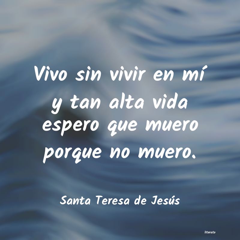 Frases de Santa Teresa de Jesús