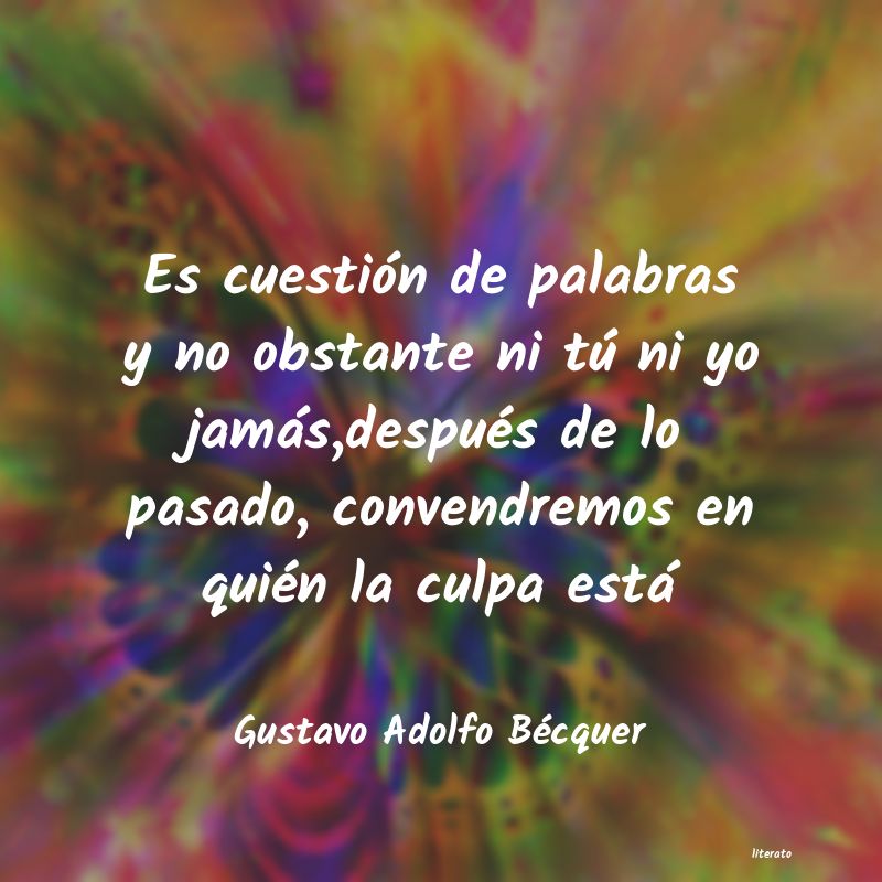 Frases de Gustavo Adolfo Bécquer