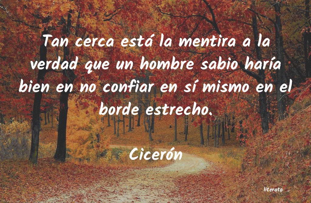 una verdad a medias es una mentira