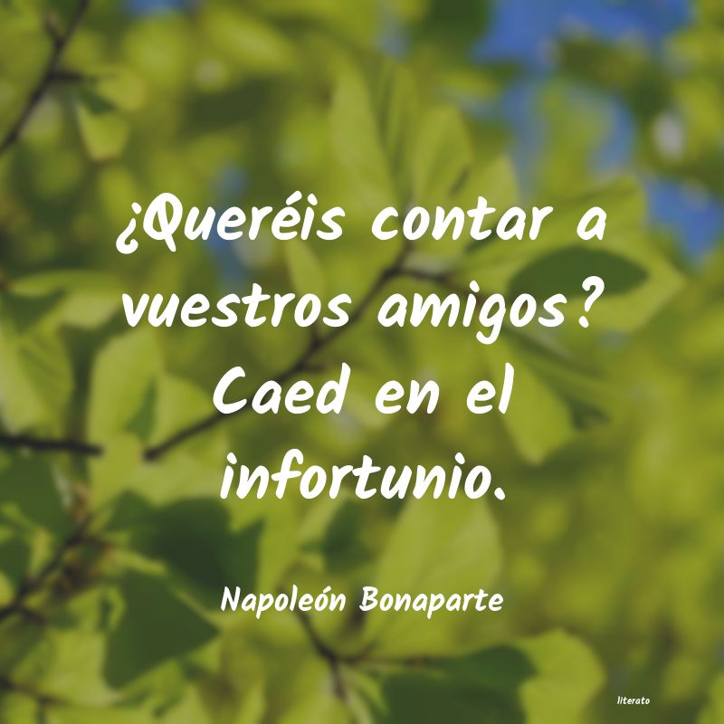 Frases de Napoleón Bonaparte