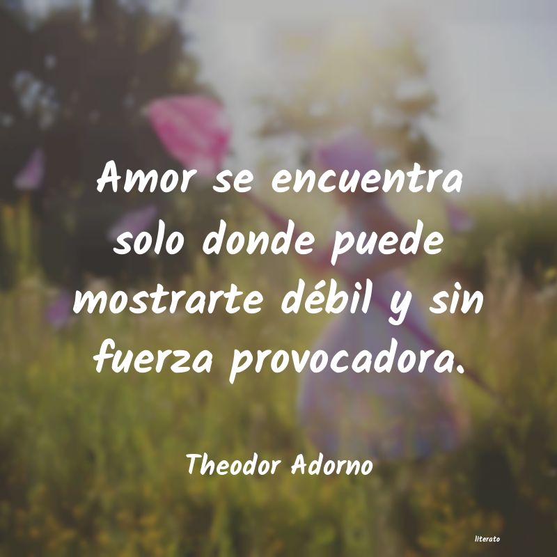 Frases de Theodor Adorno