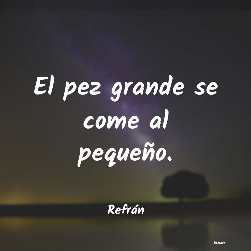 Frases de Refrán