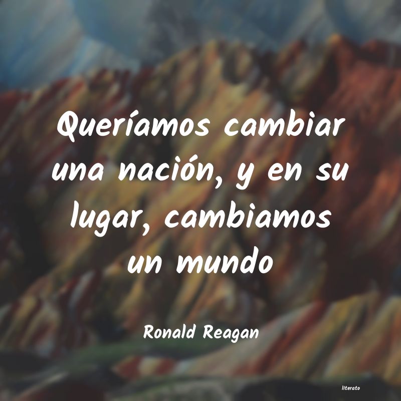 frases de Ronald Reagan