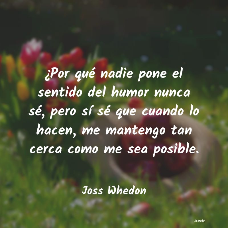 Frases de Joss Whedon