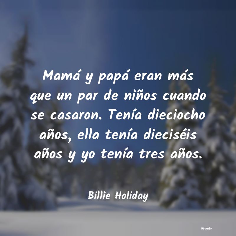 Frases de Billie Holiday