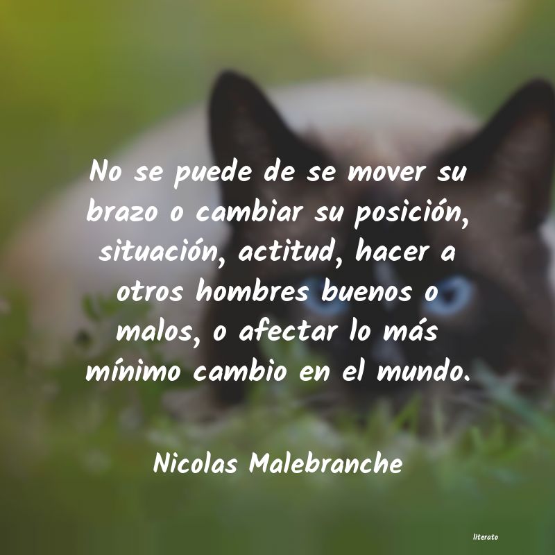 Frases de Nicolas Malebranche