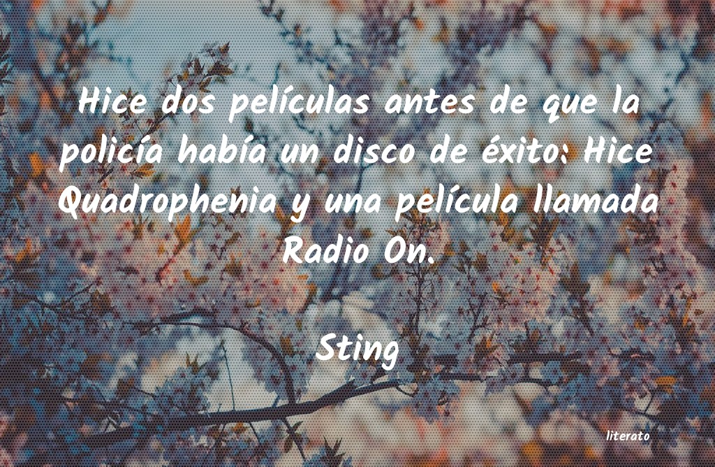 Frases de Sting