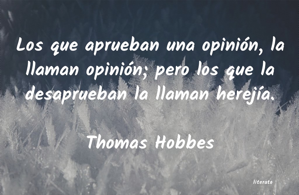 frases de Thomas Hobbes