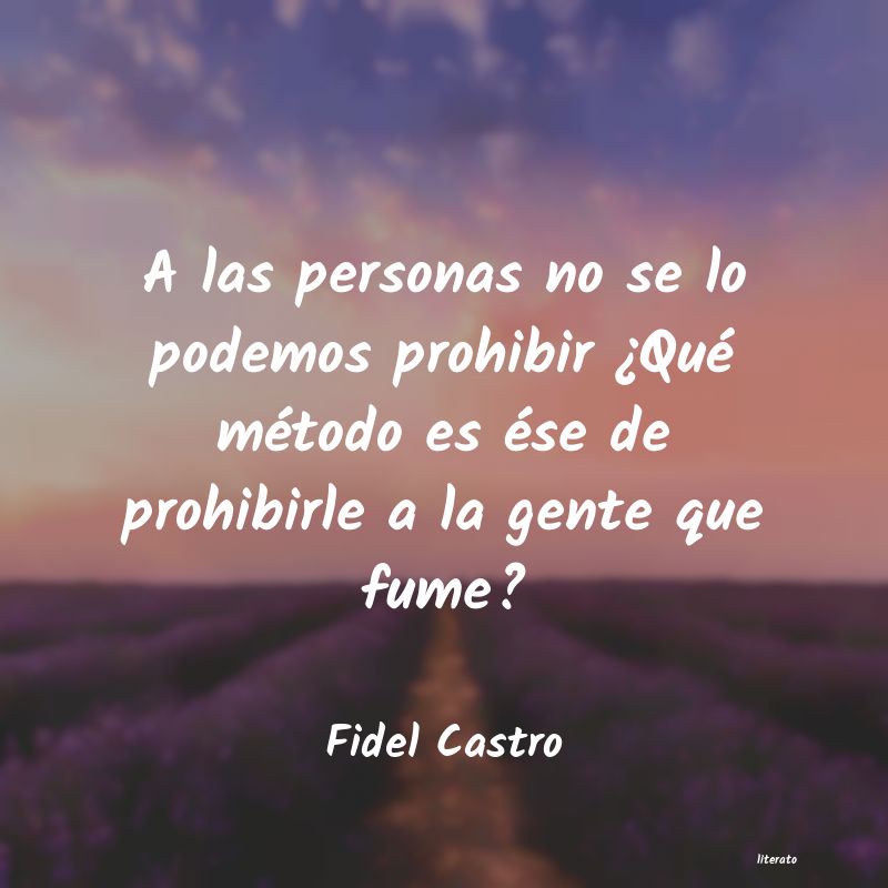 Frases de Fidel Castro