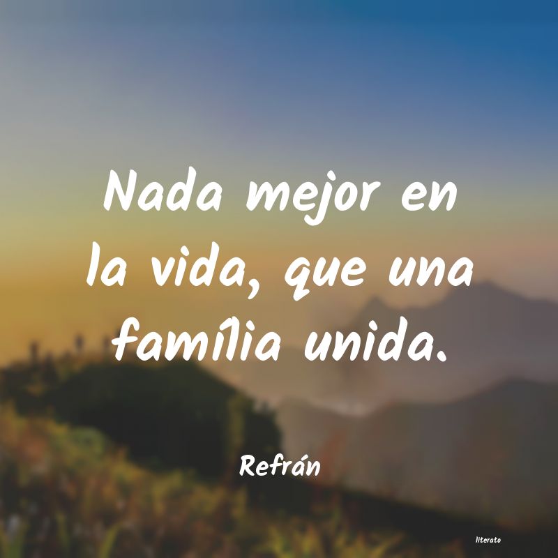 frases para formar una familia