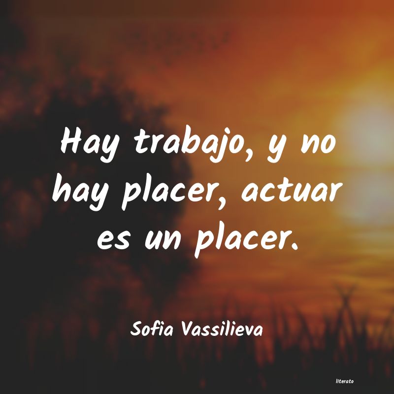 Frases de Sofia Vassilieva