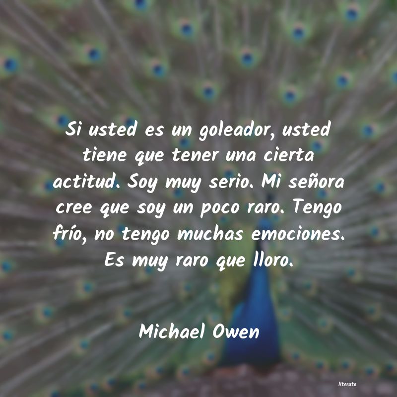 Frases de Michael Owen