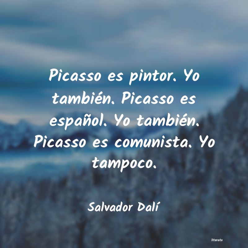 Frases de Salvador Dalí