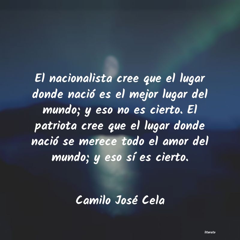 frases de Camilo José Cela