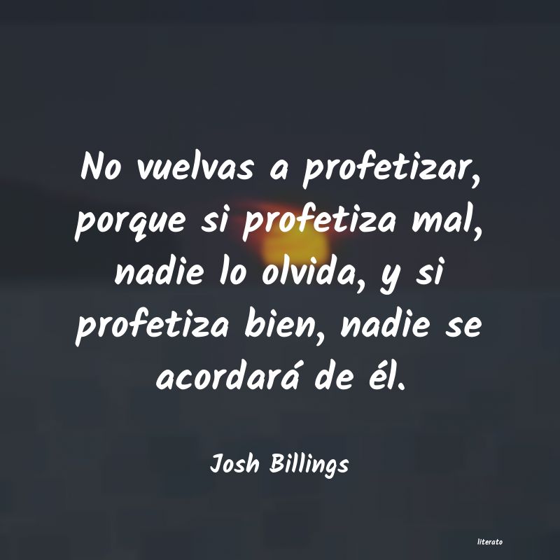 Frases de Josh Billings