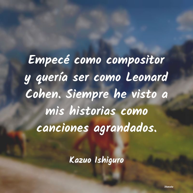 Frases de Kazuo Ishiguro