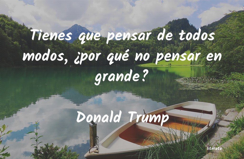 frases de Donald Trump