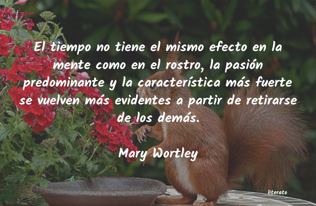 Frases de Mary Wortley