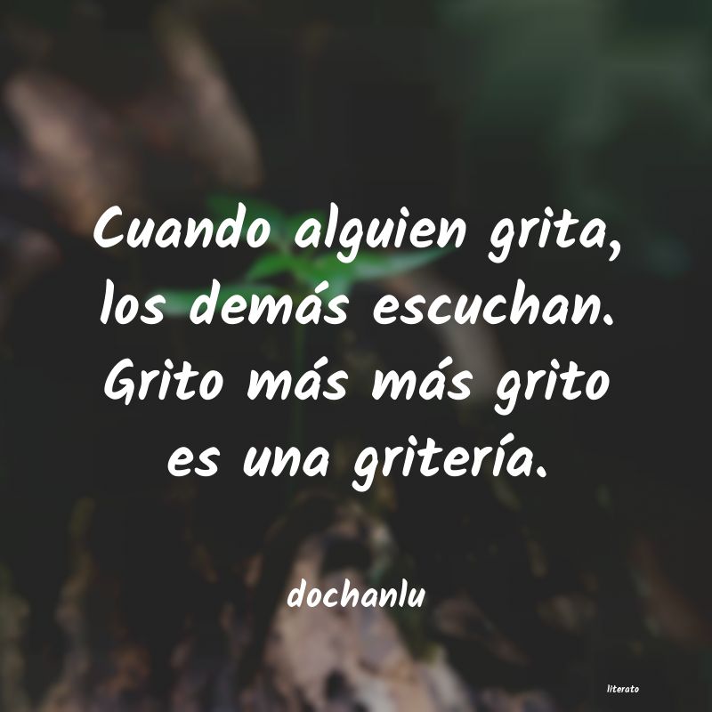 frases de dochanlu