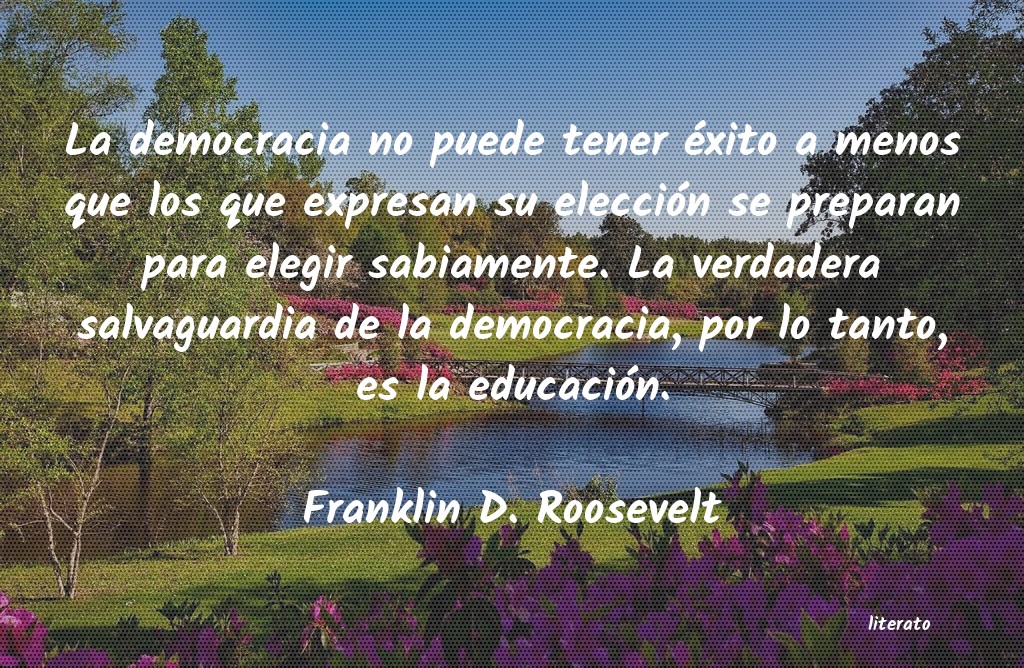 frases de Franklin D. Roosevelt