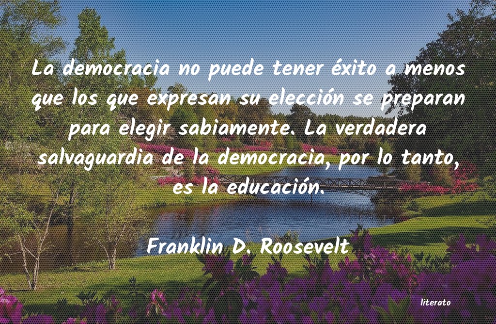 Frases de Franklin D. Roosevelt