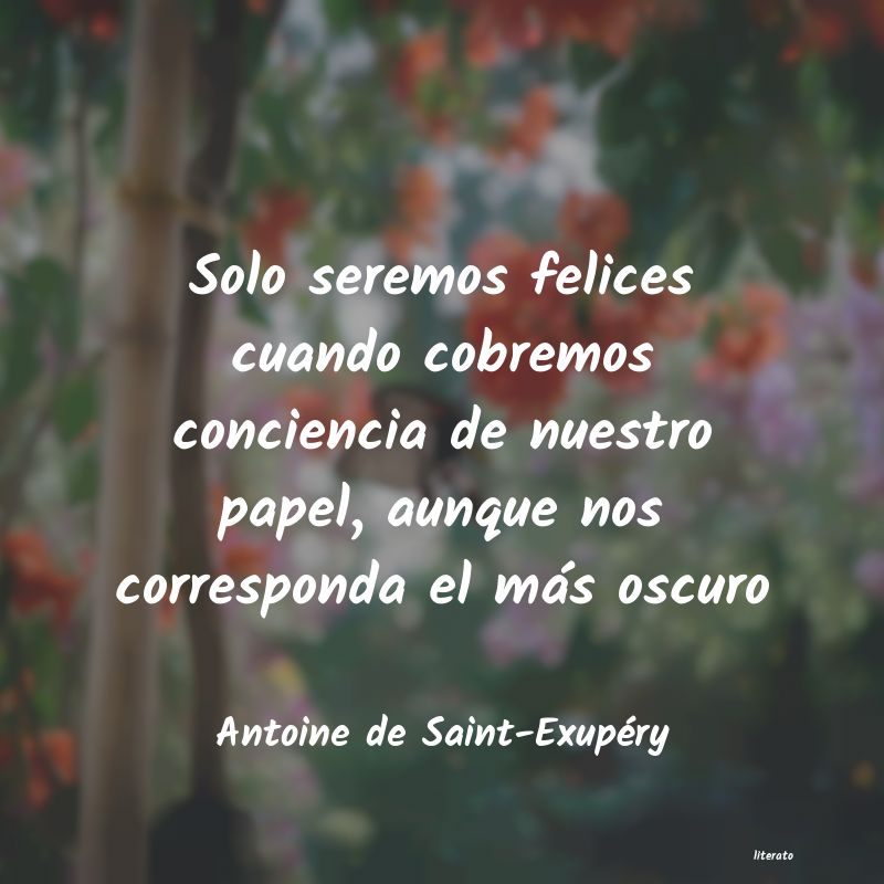 Frases de Antoine de Saint-Exupéry