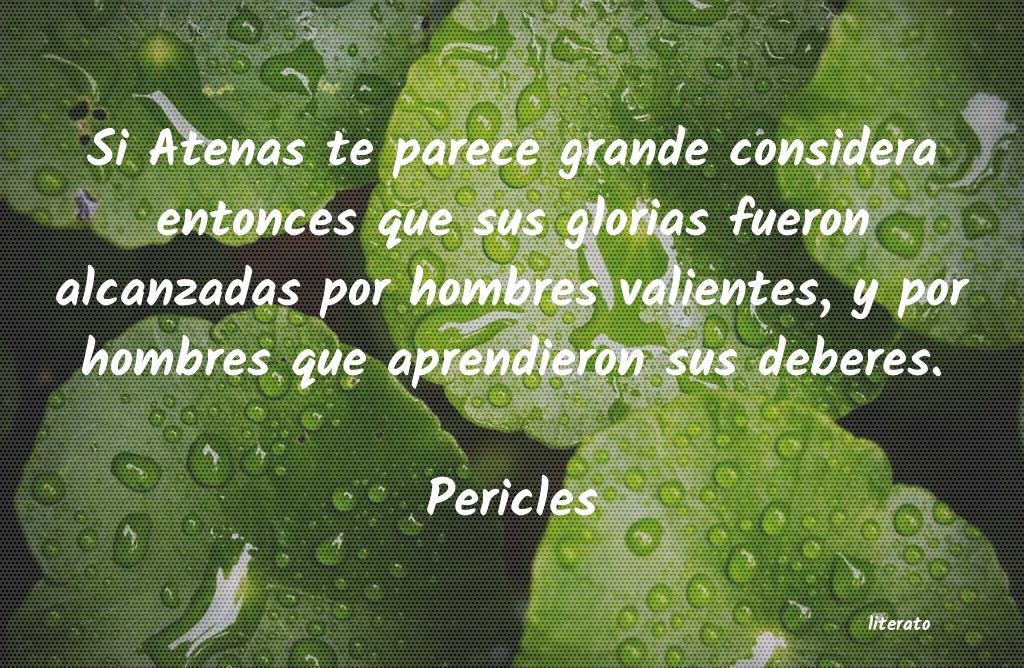 Frases de Pericles