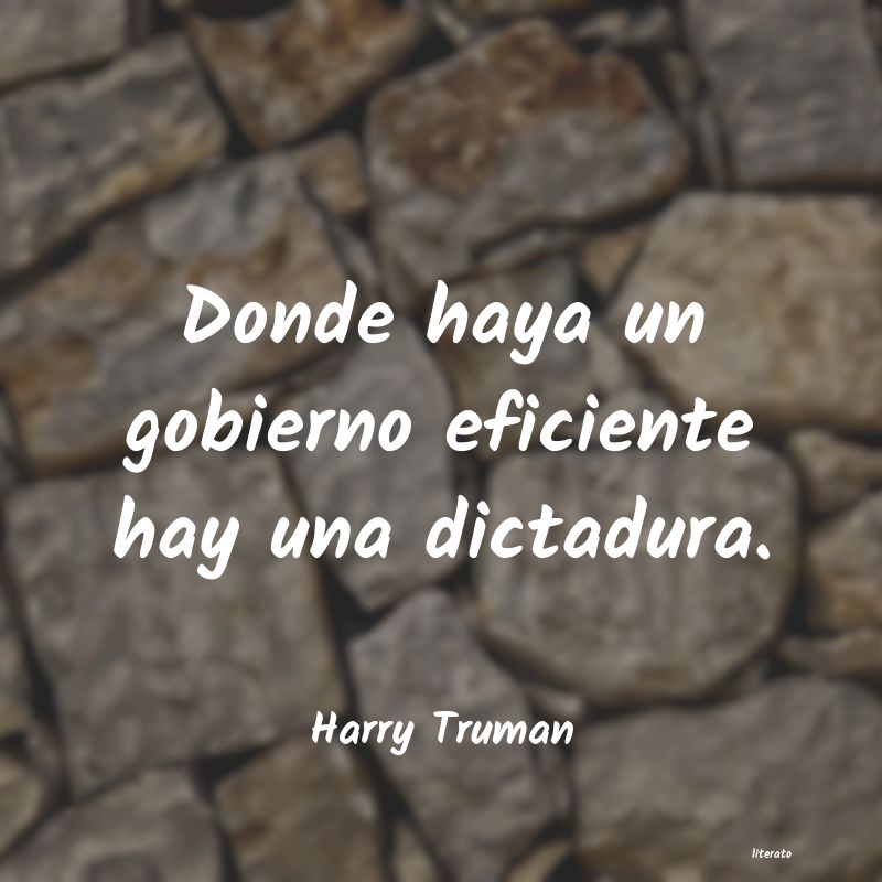 Frases de Harry Truman