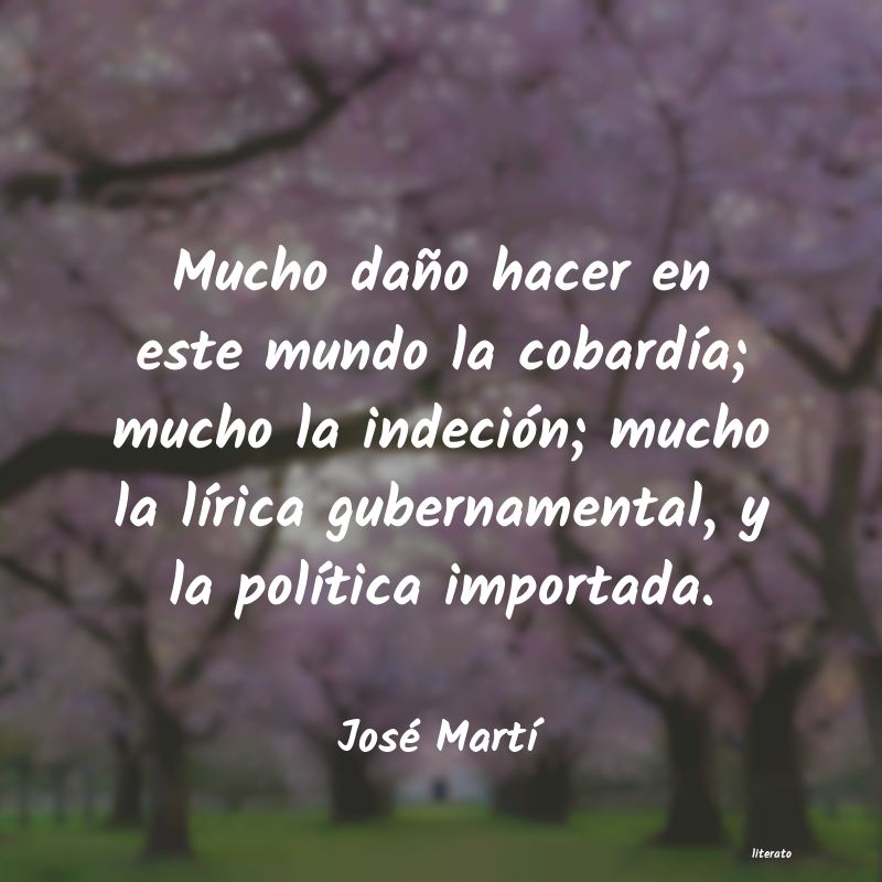 Frases de José Martí