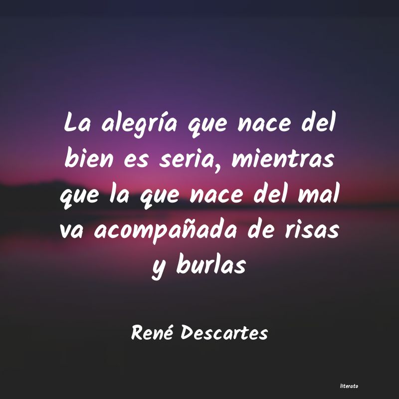 frases de René Descartes