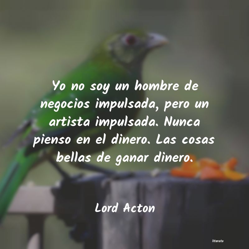 Frases de Lord Acton